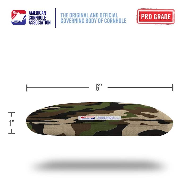 Camouflage Green Dual Sided Cornhole Bags
