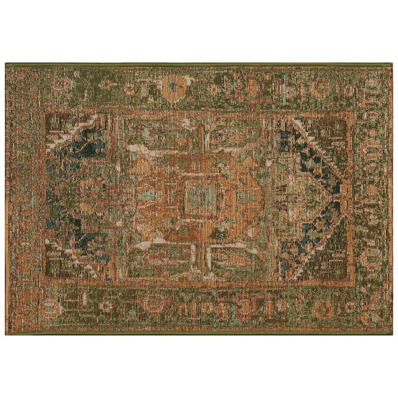Liora Manne Esencia Heriz Indoor/Outdoor Mat - 2'5" x 3'11" - Green
