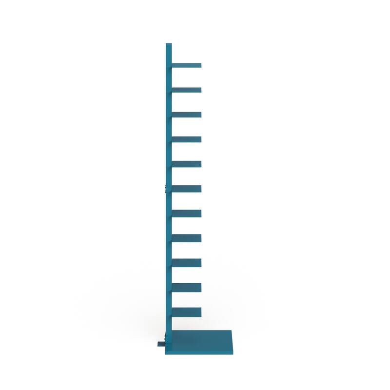 SEI Furniture Denargo Blue Spine Tower Shelf