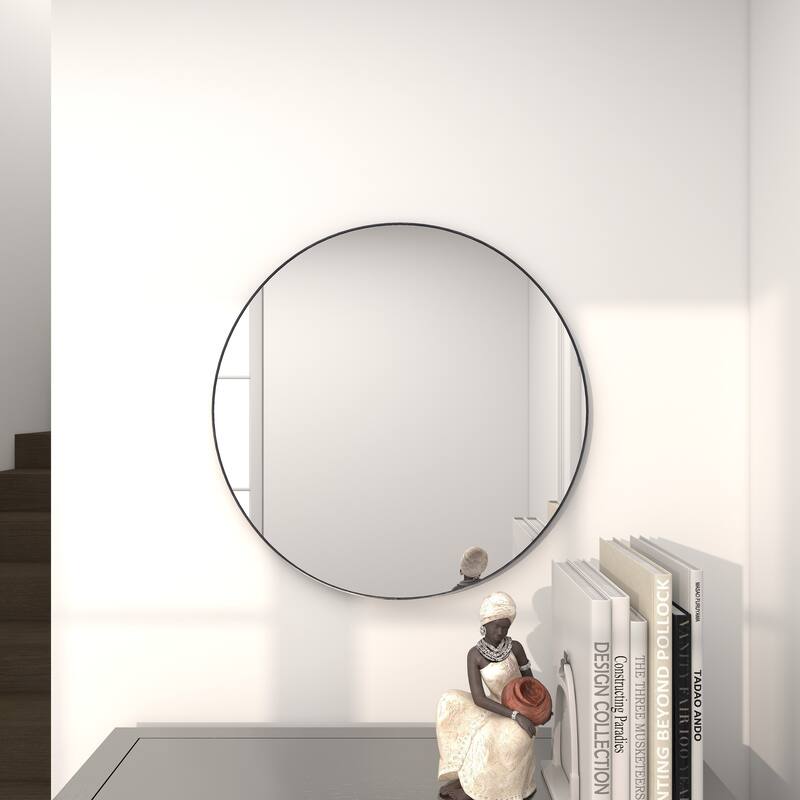 Multiple Frame Finishes / Sizes Modern Contemporary Round Wall Mirrors
