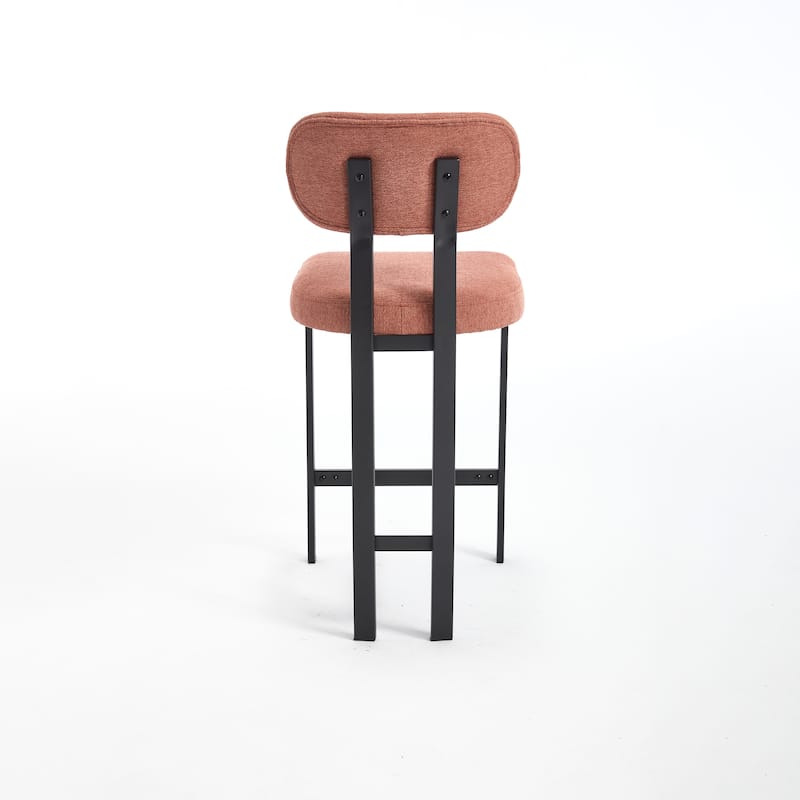 Upholstered Counter Height Bar Stools Side Chairs Set of 2