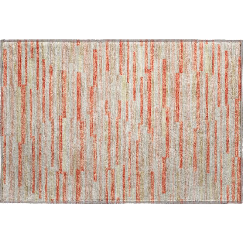Premium Washable Super Soft Geo Stripes Mayfield Rug