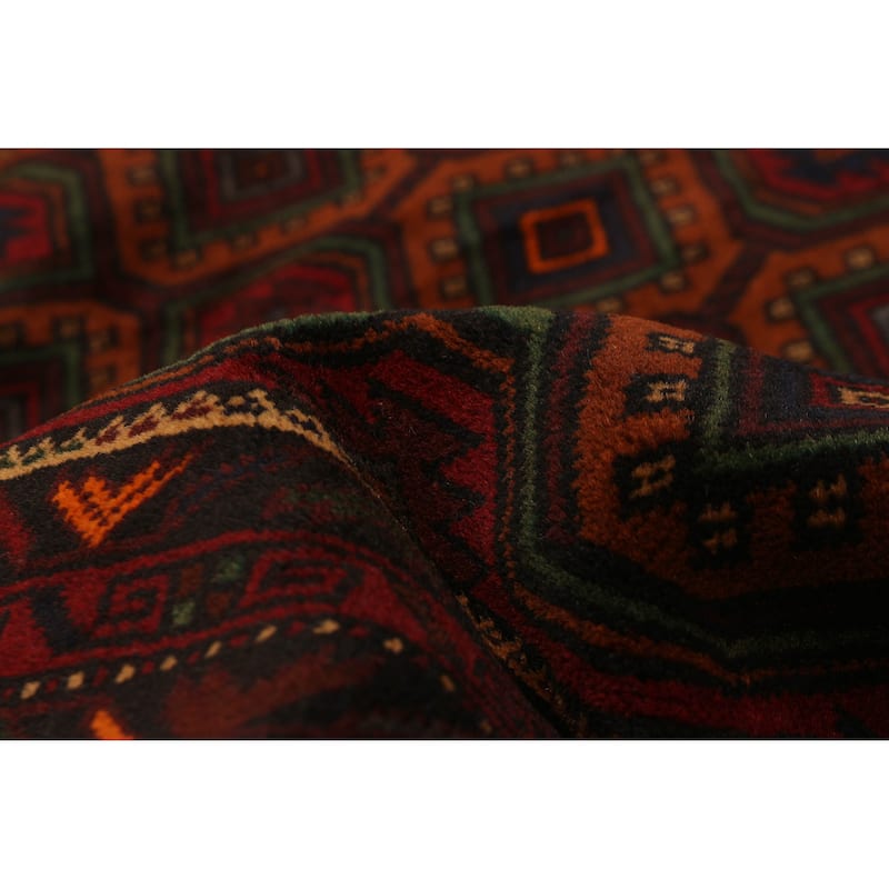 Teimani Red Rug 3'11" x 6'5" - 3'11 x 6'5
