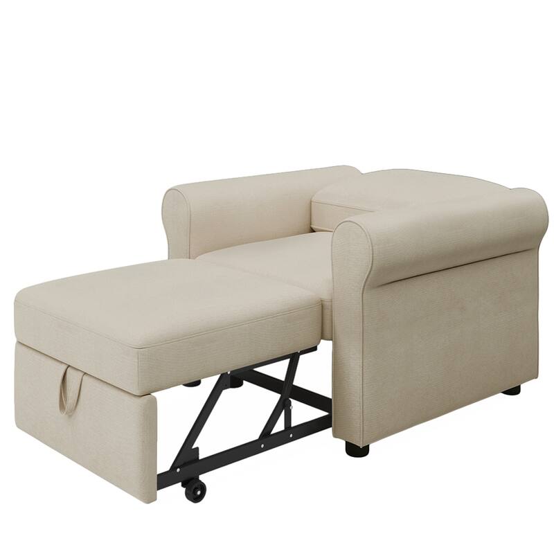 3-in-1 Sofa Bed Chair, Convertible Sleeper Chair Bed 3 Colors