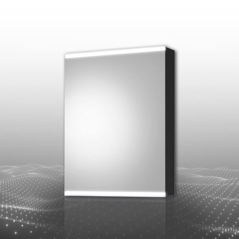 ExBrite LED Bathroom Medicine Cabinet with Mirror,Casement Door,Surface mounting only