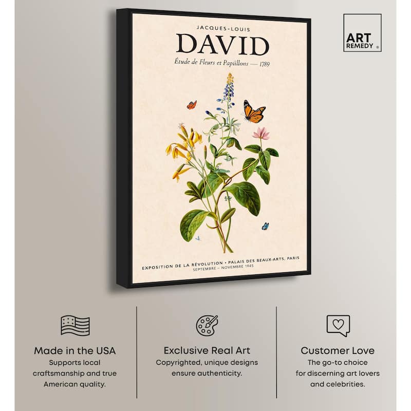David's Delicate Flowers Canvas by Art Remedy