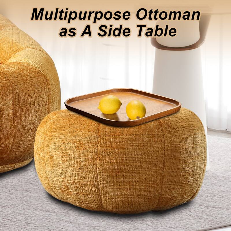 Bean Bag Chairs With Ottoman for Living Room