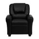 preview thumbnail 62 of 189, Contemporary Kids Recliner with Cup Holder and Headrest - 24"W x 21.5" - 36.5"D x 27"H