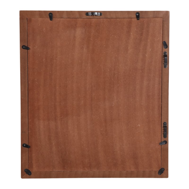 Resin Wood Picture Frame Glass Construction Stylish Decorative Frame