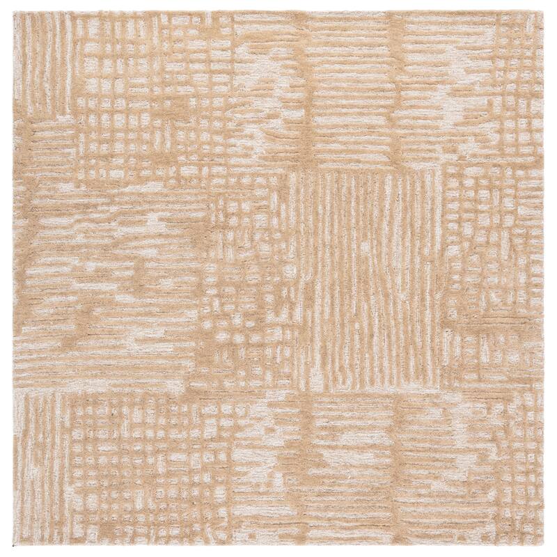 SAFAVIEH Handmade Ebony Kozeta Wool Rug
