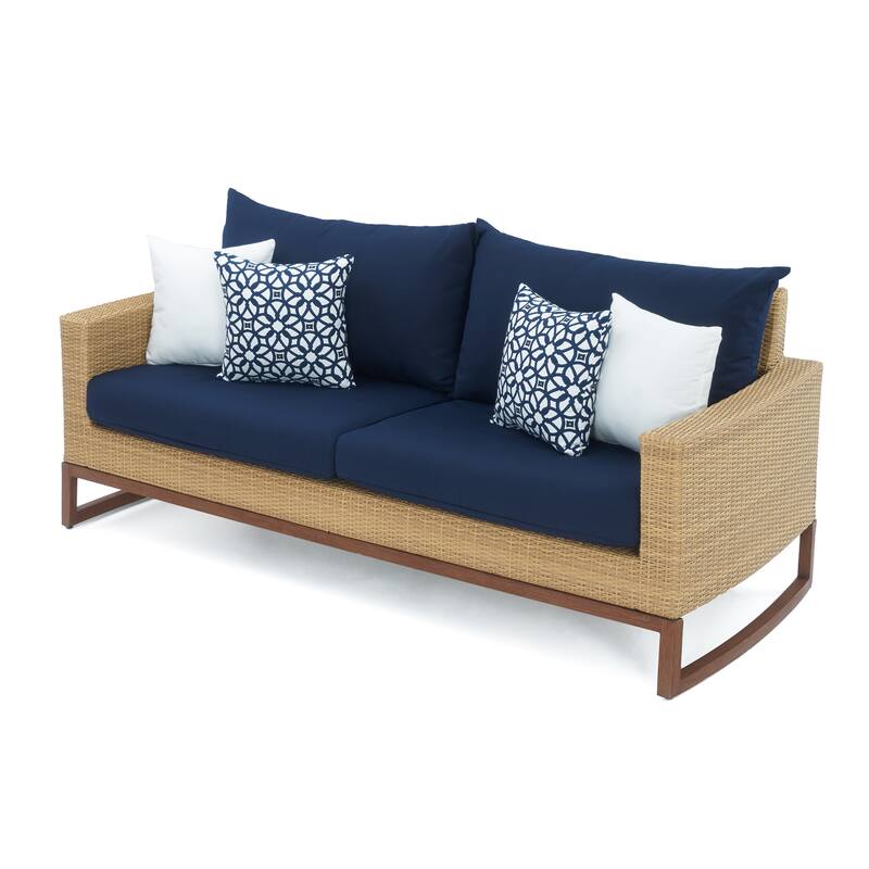 Milea 4 Piece Sunbrella Outdoor Patio Seating Set