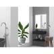 Pyramid Solid Surface Wall-Mounted Bathroom Sink