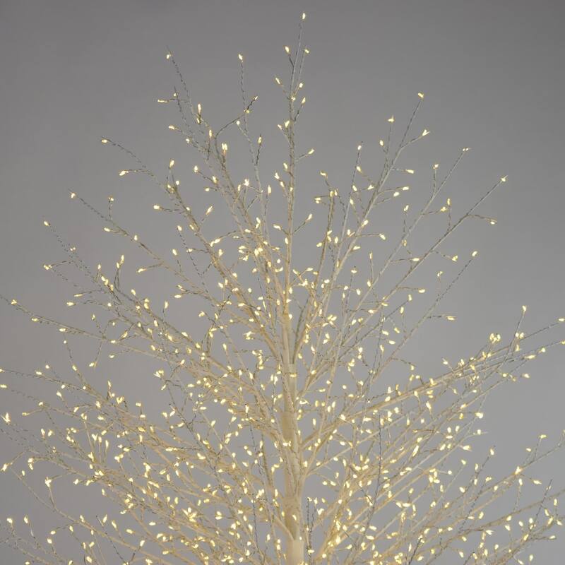 6.8 FT Micro Dot Outdoor LED White Tree Christmas
