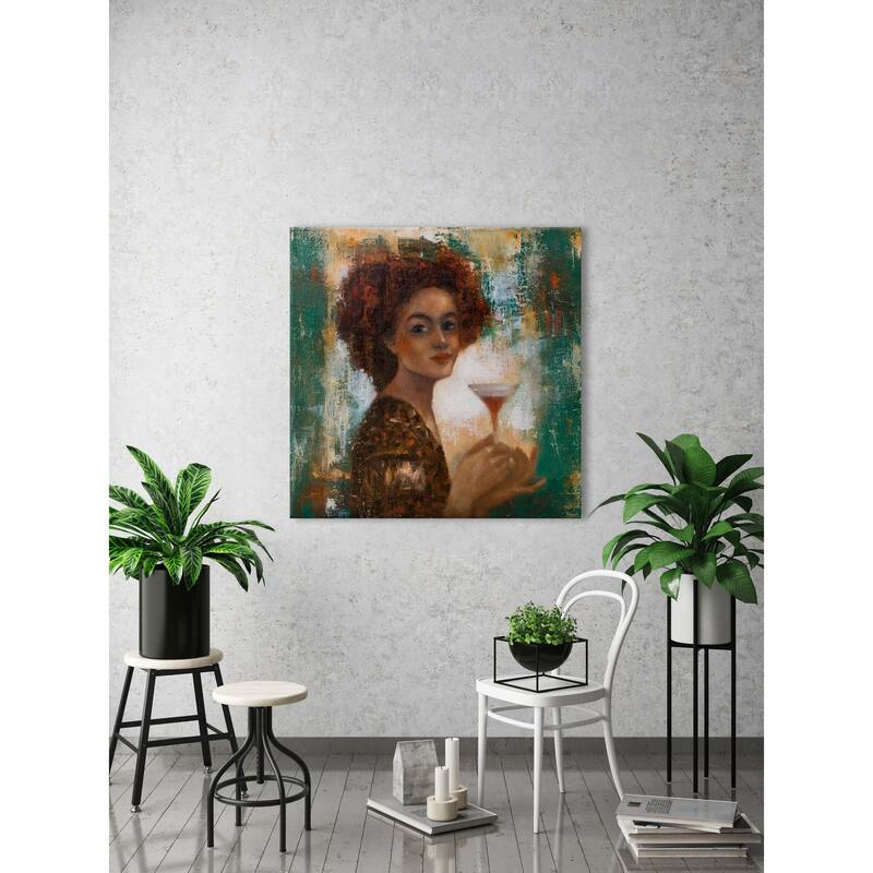 Golden Days Print on Wrapped Canvas