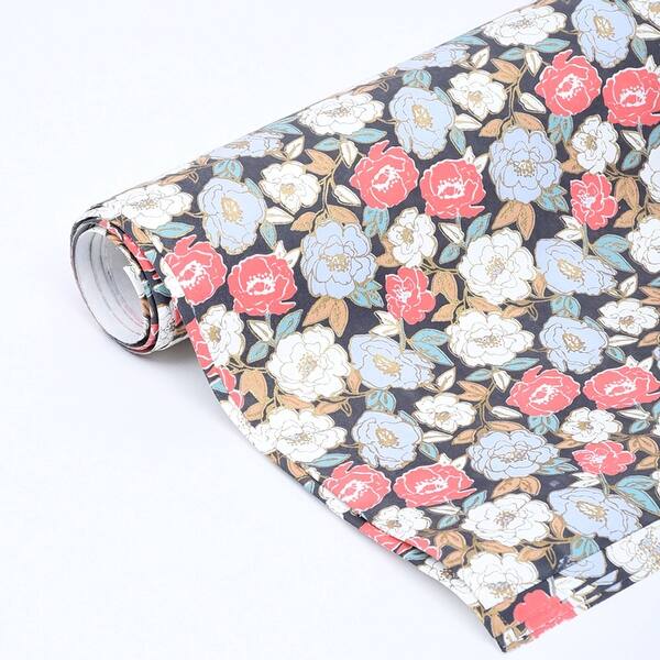 Expobazaar Multicolor Floral Gift Wrap Roll - Set of 5 - Premium ...