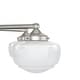 preview thumbnail 18 of 16, Hunter Saddle Creek Contemporary Schoolhouse Chandelier - Clear or White Glass Globes - Entry, Dining Room, Kitchen Table