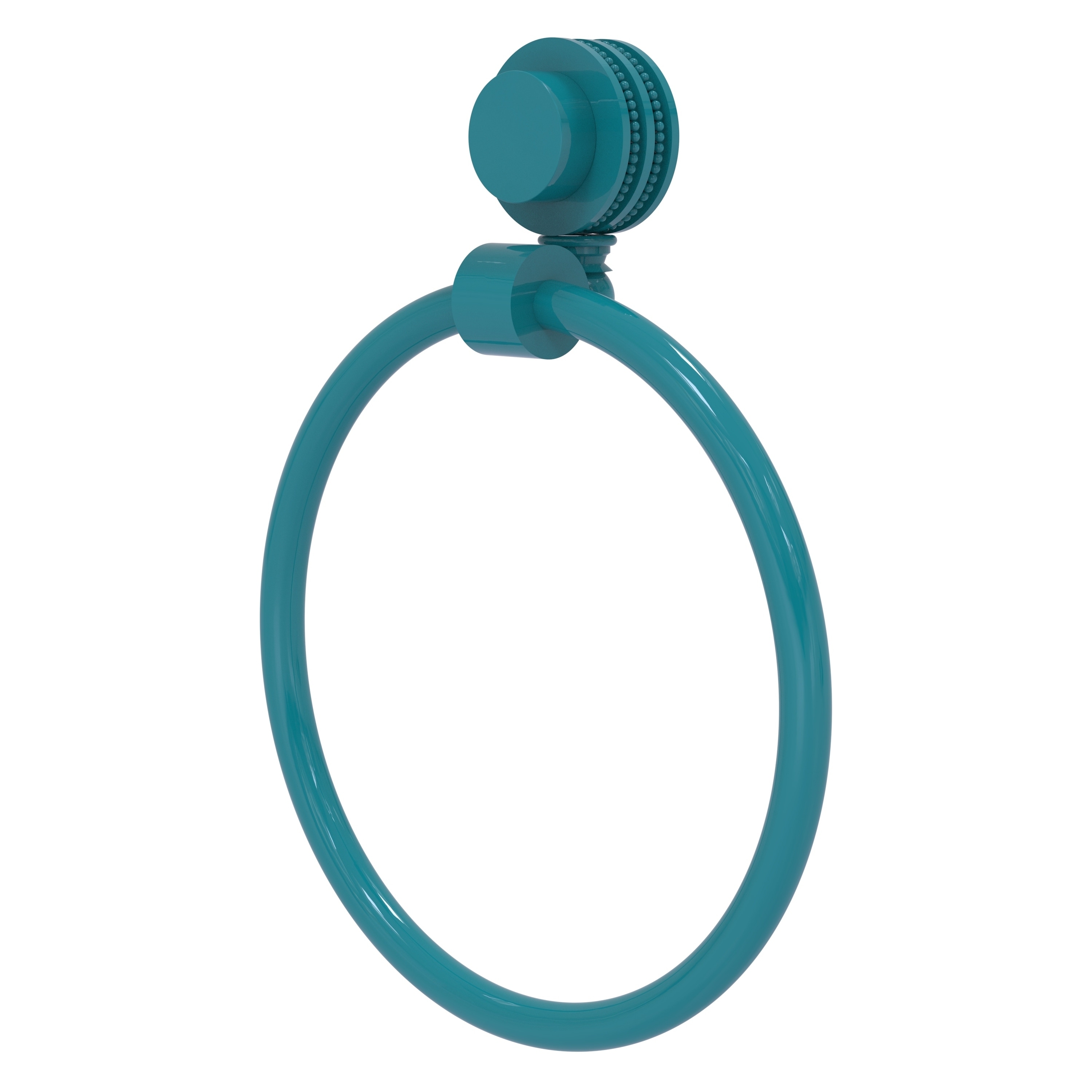 Allied Brass Venus Collection Towel Ring with Dotted Accent
