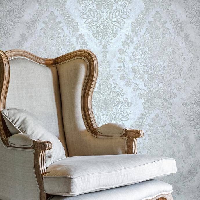 Wallpaper off White Satin Cream Concrete Textured plaster 3D - 21 inc x ...