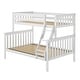 preview thumbnail 13 of 26, Now Furniture Twin Over Full Bunk Bed with Angled Ladder