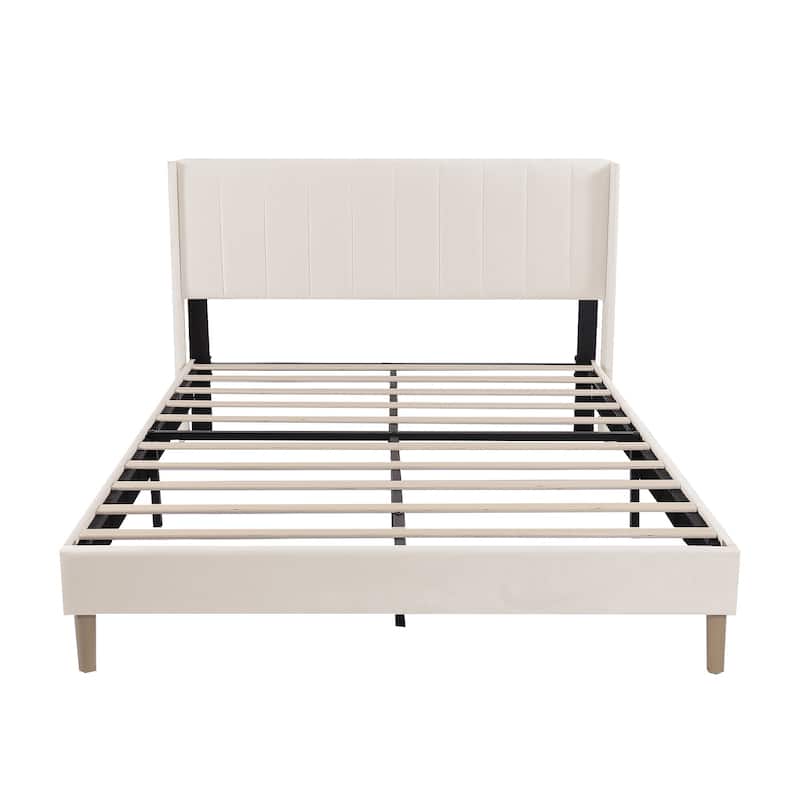 Alazyhome Upholstered Platform Bed Frame