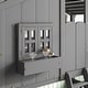 preview thumbnail 7 of 8, Twin over Twin House Bunk Bed with Roof, Grey