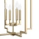 preview thumbnail 11 of 9, Hunter Zoanne 4-Light Modern Pendant Hanging Light - Island, Entry, Dining - Geometric, Contemporary, Candle, Transitional