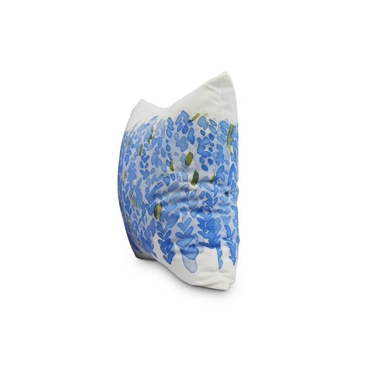 Flower Bell Bunch 16 inch Floral Decorative Outdoor Pillow