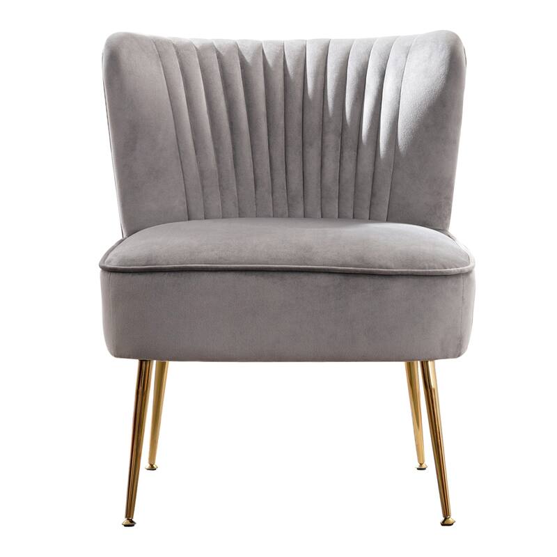 Heaven Contemporary Velvet Upholstered Accent Chair