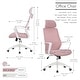 preview thumbnail 26 of 25, Porthos Home Cory Swivel Office Chair, Tall Mesh Back, Height Adjustable Seat