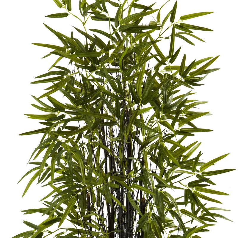 Black Bamboo Tree 5ft, Faux Bamboo Plant, Modern Home Office Decor, Realistic Artificial Tree - 5ft.