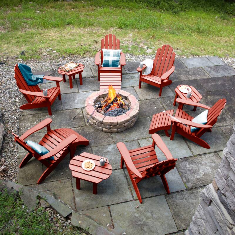 HIGHWOOD 12-Piece Adirondack Patio Conversation Set