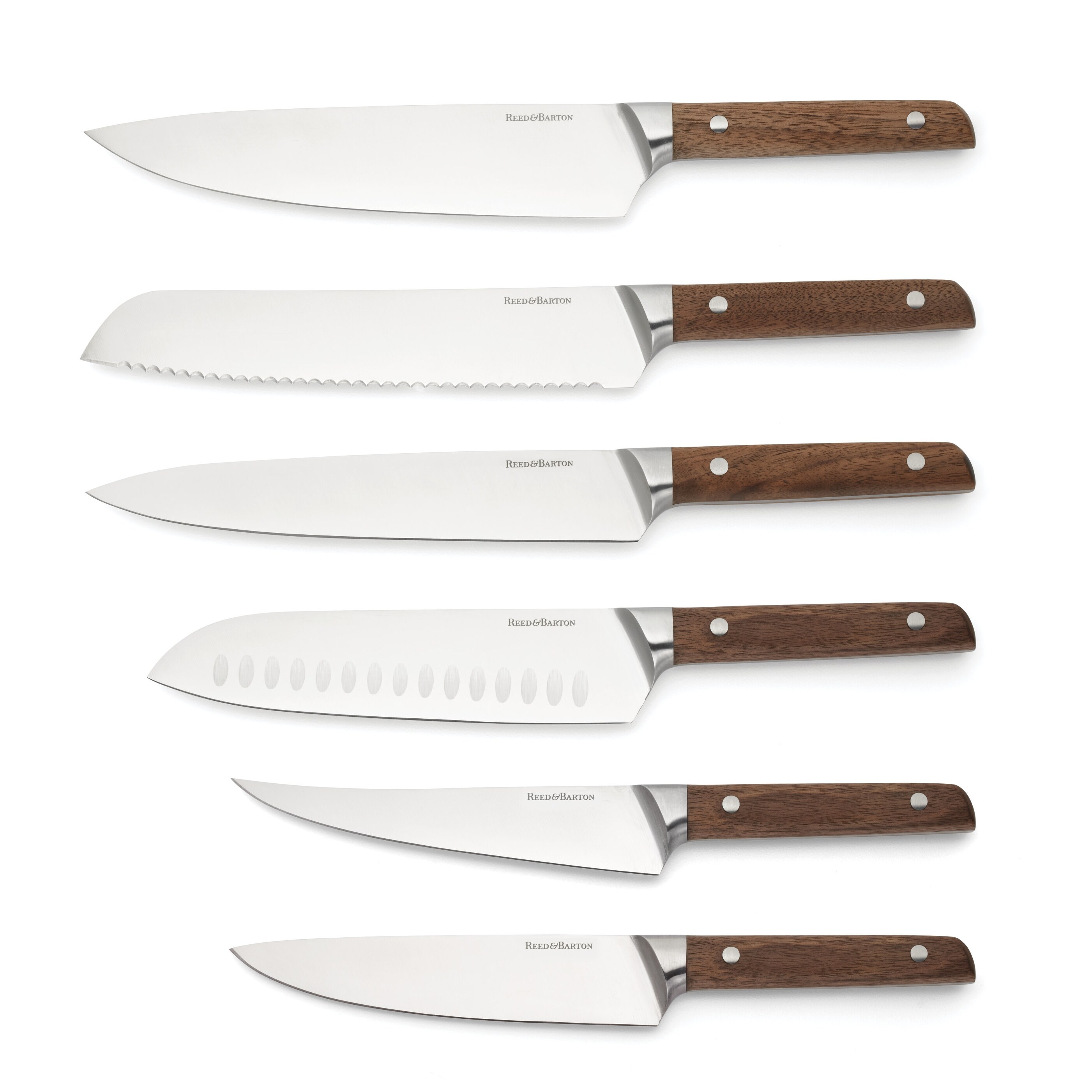 Reed And Barton Asher 7-Piece Cutlery Block Set - 7-Piece Block