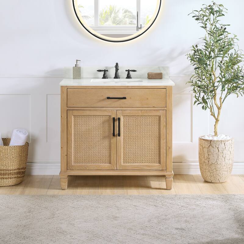 Altair Solana Bath Vanity Base without Top and Sink, no Mirror