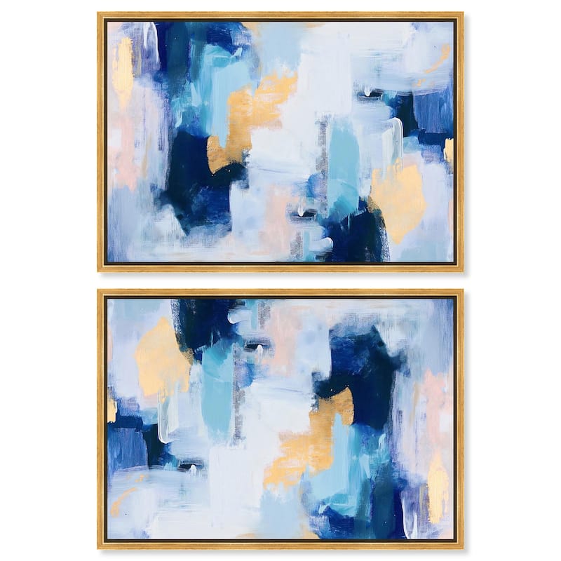 Dissolving Brilliance II Canvas by Art Remedy - 30" x 36" - White