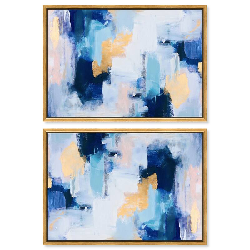 Flying Moth Canvas by Art Remedy - 16" x 20" - Gold