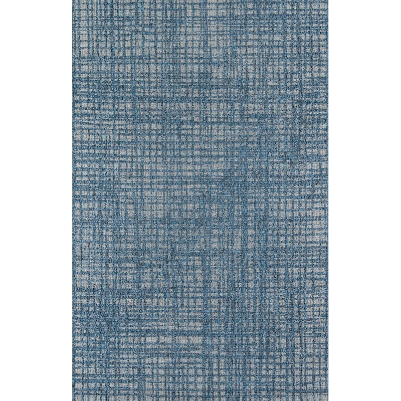 Momeni Como Contemporary Geometric Indoor Outdoor Rug - 3'11" x 5'7" - Blue