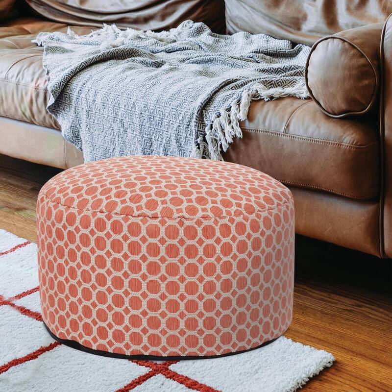 Allan Andrews Contemporary Foot Pouf, Pyth Collection