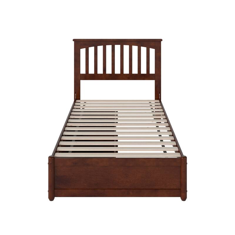 Everett Platform Bed with Panel Footboard and Storage Drawers