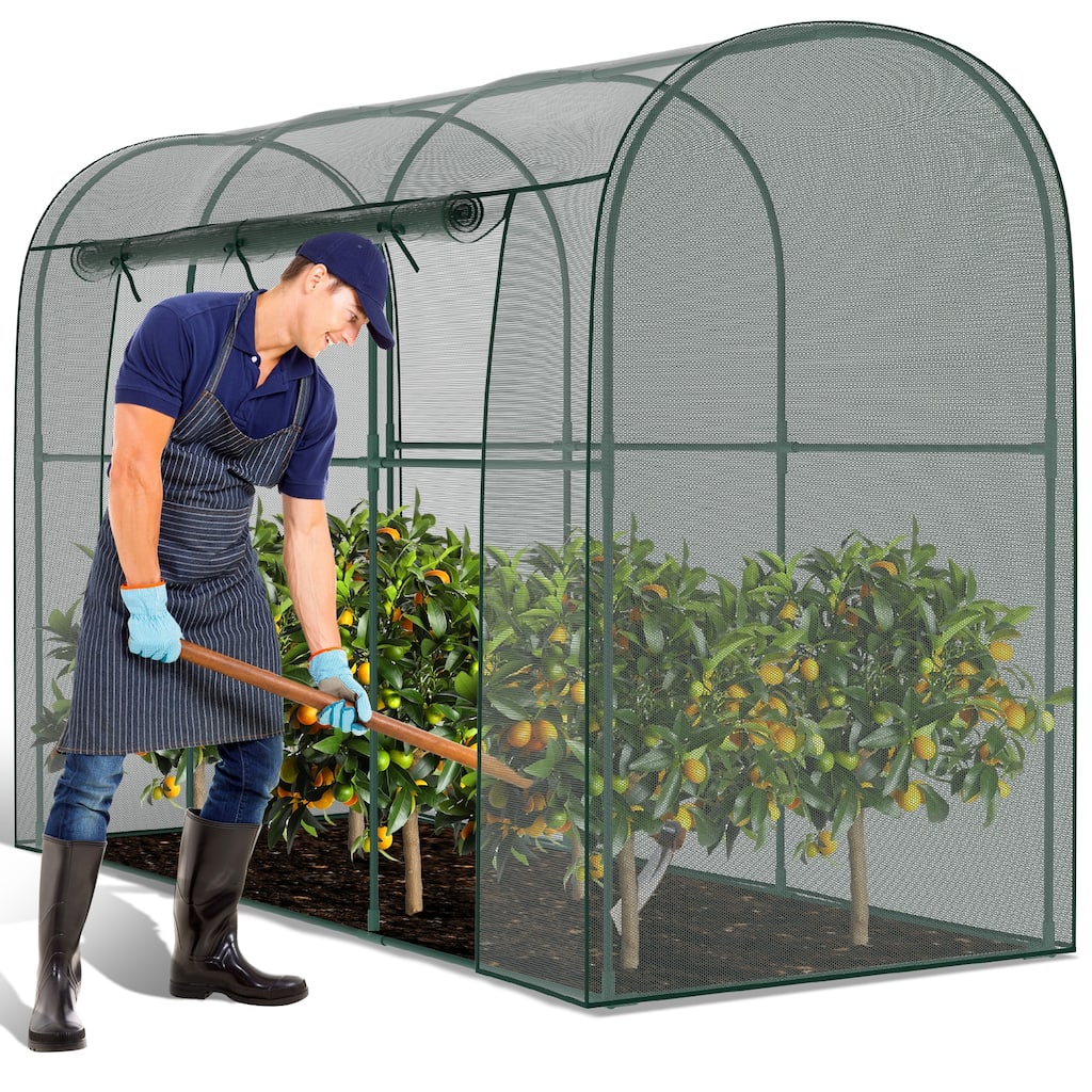 Crop Cages For Garden Plant, Plant Protection Tent With Zippered Door