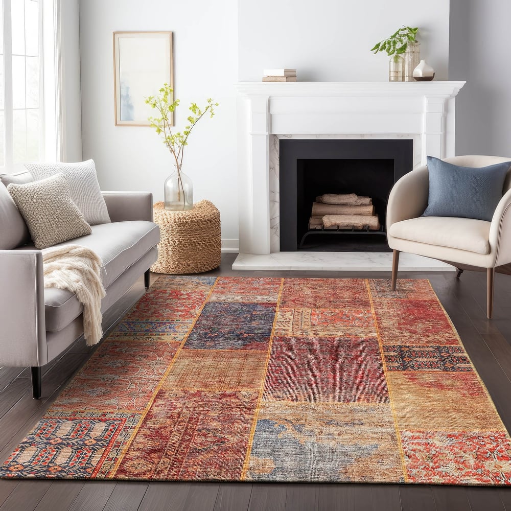 Premium Washable Super Soft Boho Patches Mayfield Rug
