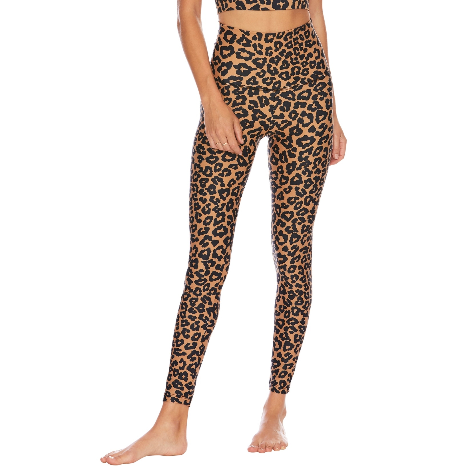 brown high waisted leggings