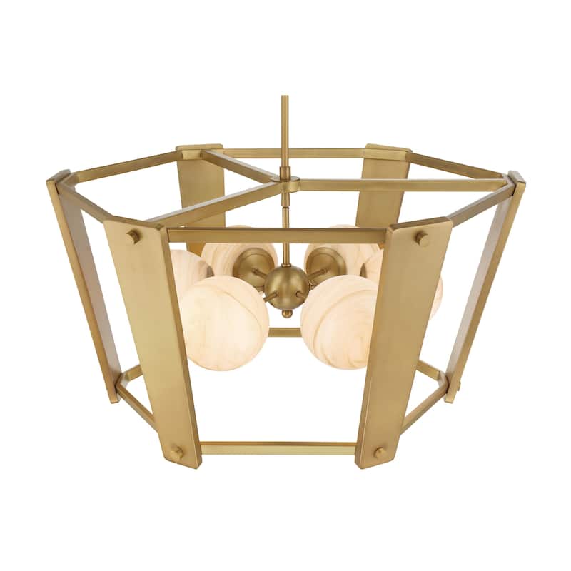 Minka Lavery 3786 Shimmer 6 Light 31" Wide Multi Light Pendant with