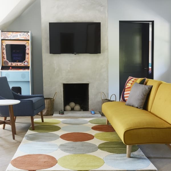 slide 2 of 12, Novogratz by Momeni Delmar Agatha Dots Hand Tufted Wool Area Rug