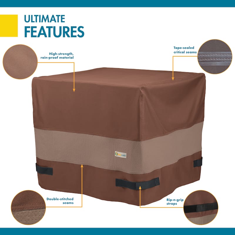 Duck Covers Ultimate Waterproof 32 Inch Square Air Conditioner Cover