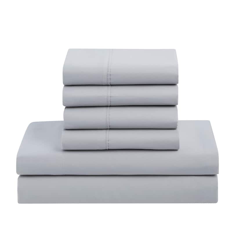 Sweet Home Collection Luxury Solid Bed-In-a-Bag with Sheet Set