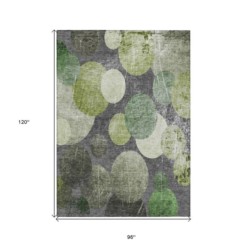 Jami Modern Art-Inspired Weather Resistant Versatile Elegance Runner Outdoor Rug