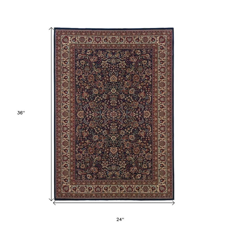 HomeRoots Oriental Traditional Runner Area Rug