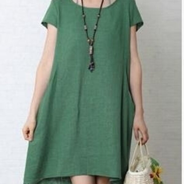 loose fitting linen clothing