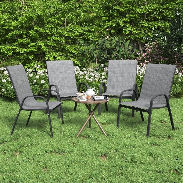 Outdoor Patio Chairs Mainstays Folding Sling Chair Steel Sling
