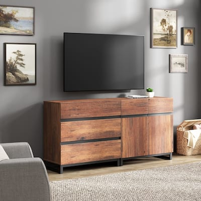 WAMPAT Modern TV Stand for TVs up to 70 inch